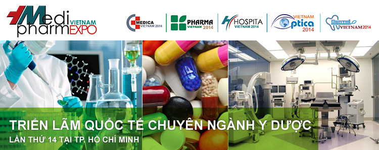 Triển lãm quốc tế chuyên ngành y dược tại Tp. Hồ Chí Minh từ 21-23/8/2014